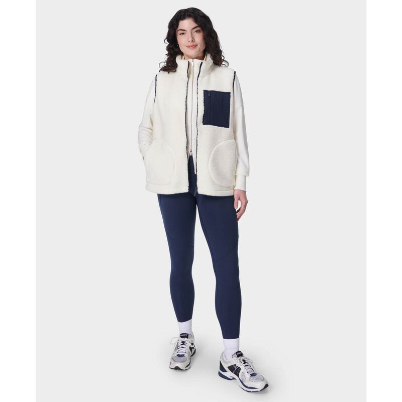 Sweaty Betty Plush Gilet Lily White image number 3